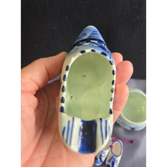 Vintage Delftware Ceramic Ashtray Shoe - Picture 5 of 9